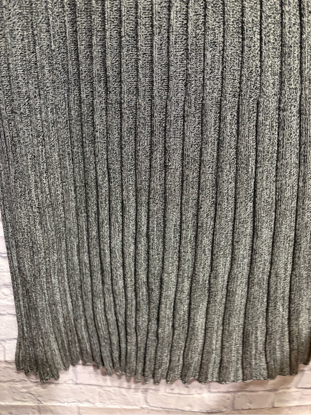 Marks & Spencer Gray Ribbed V-Neck Maxi Dress Size 8 US - Picture 6 of 10